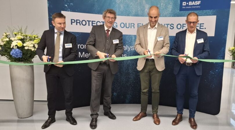 BASF Environmental Catalyst and Metal Solutions opens new hydrogen component laboratory in Hannover, Germany