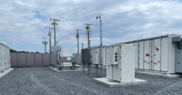 Utility-scale battery energy storage system at Encore Renewable Energy’s South Street project in Middlebury, Vermont.