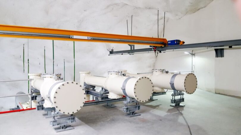 HydroXS system generating renewable energy from municipal water pipeline