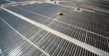 “Aerial view of Octopus Energy’s Albacete solar farm in Spain, part of the company’s renewable expansion powering 2.3 million homes