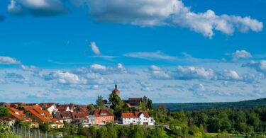 New housing development integrating green spaces and native planting