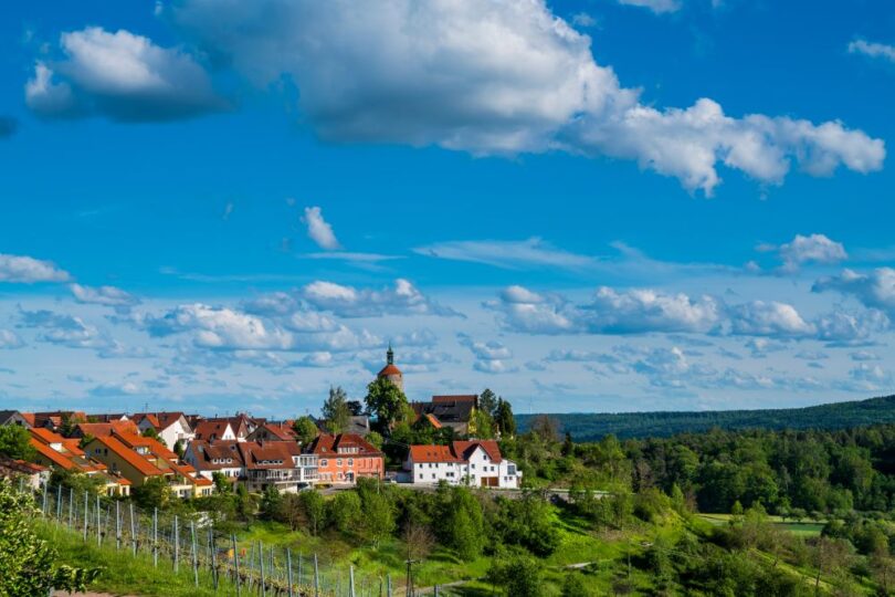 New housing development integrating green spaces and native planting