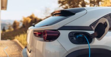 Electric car charging at home as part of the transition to low-emission transport