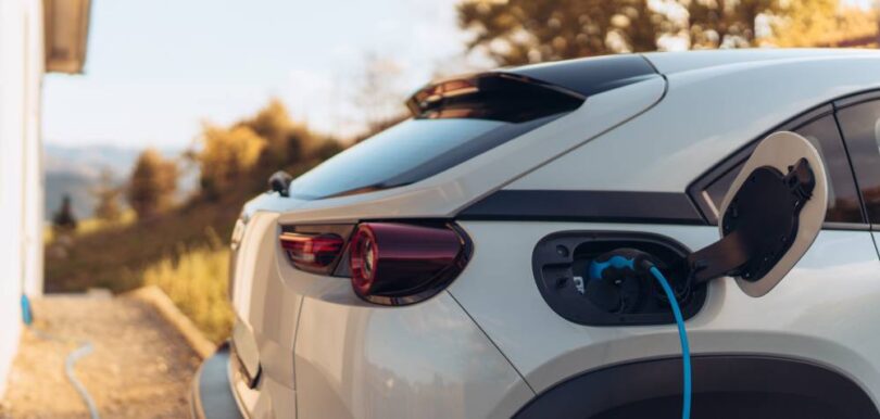 Electric car charging at home as part of the transition to low-emission transport