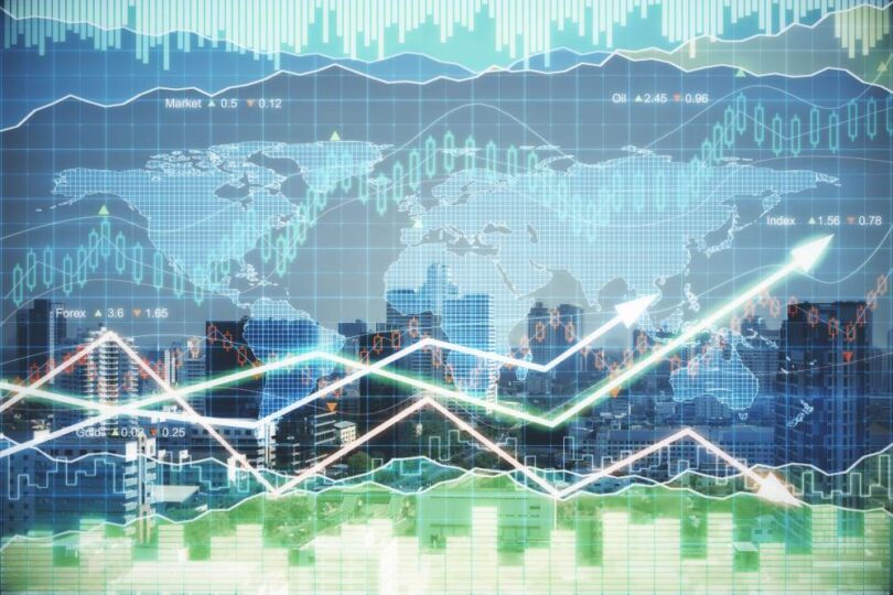 Energy market data and financial charts illustrating battery storage investment and grid flexibility