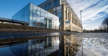 Business Stream headquarters building reflecting water efficiency and UK water management strategies
