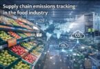 Supply chain emissions tracking in the food industry across supermarket produce and logistics operations