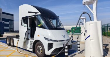 electric HGV charging UK using Voltempo HyperCharger infrastructure