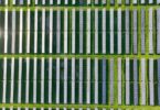 aerial view of solar panels field representing renewable energy projects developed by Matrix Renewables