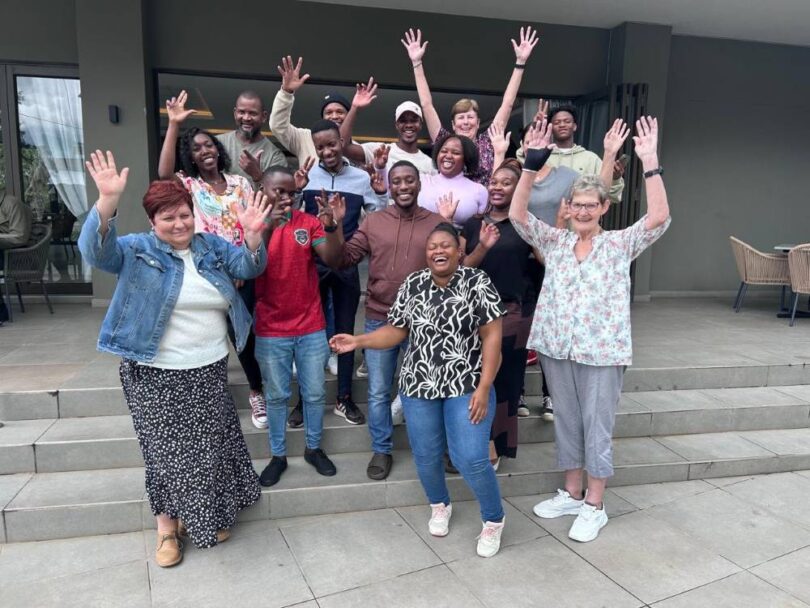 scientists and laboratory professionals gathered during international training event