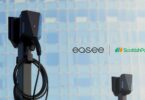 Easee One electric vehicle charger used in partnership with ScottishPower smart EV charging tariff
