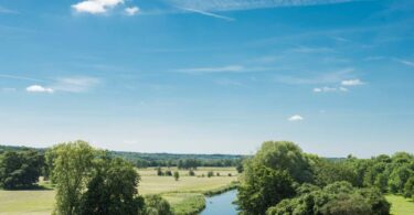 Farmer-led environmental conservation in the UK across river landscape and agricultural fields