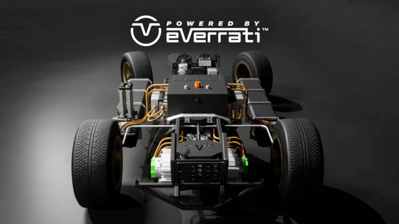 Electric propulsion technology in advanced mobility systems with Everrati modular EV platform