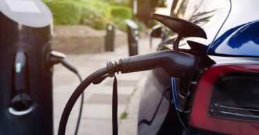 Cross-pavement EV charging policy UK enabling electric vehicle charging at residential street charging point