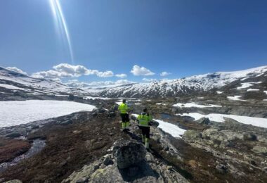 ABB pumped storage hydropower control systems project site in Norway mountainous Illvatn region