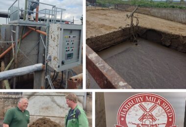 Farm slurry management system at Chesterton House Farm in Warwickshire
