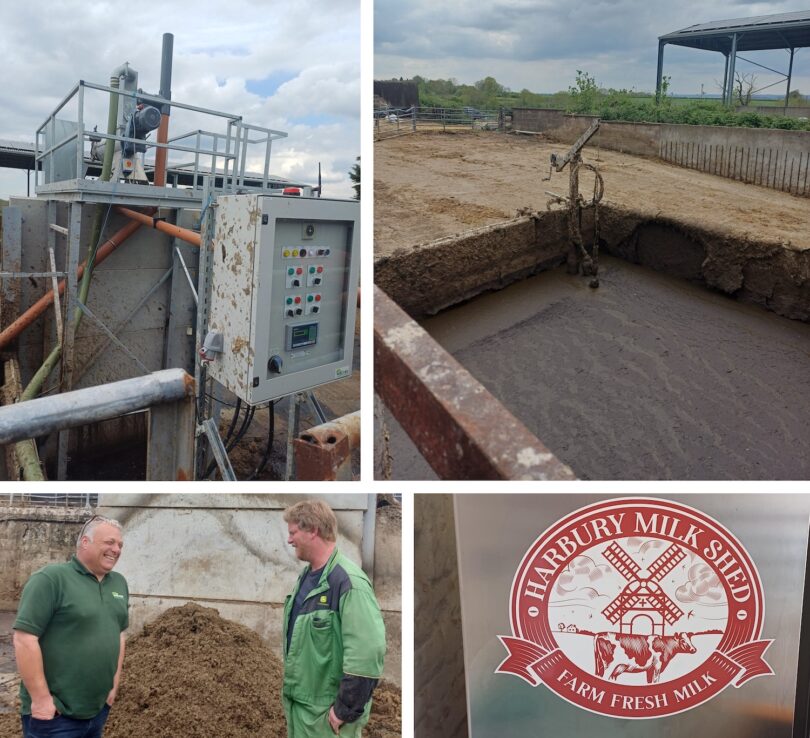 Farm slurry management system at Chesterton House Farm in Warwickshire