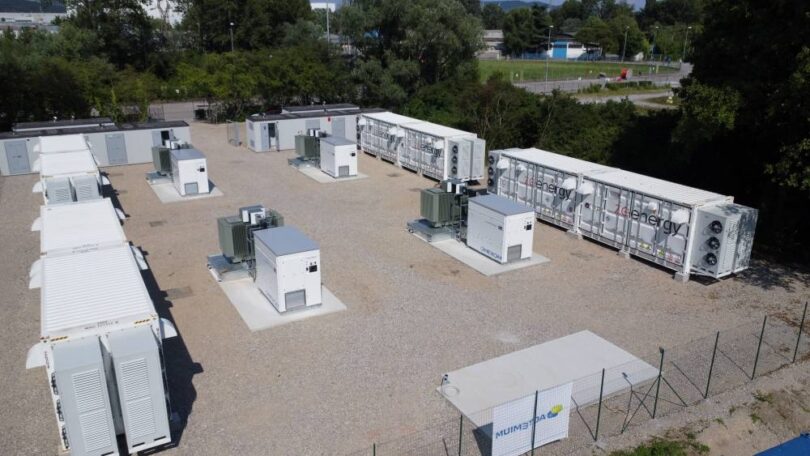 Battery energy storage facility supporting renewable energy integration and grid resilience