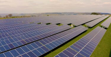 Large solar farm representing Octopus Energy Generation renewables assets