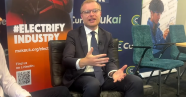 Energy Minister Michael Shanks speaking at a UKAI event on AI and energy infrastructure