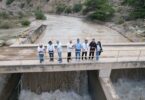 Representatives at the Tinajones water system in Peru